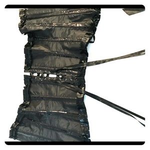 Black sequin corset